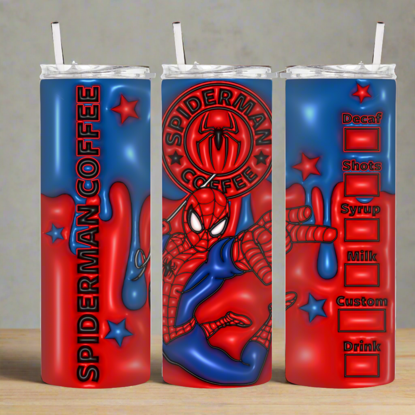 3D Spider 20oz Tumbler