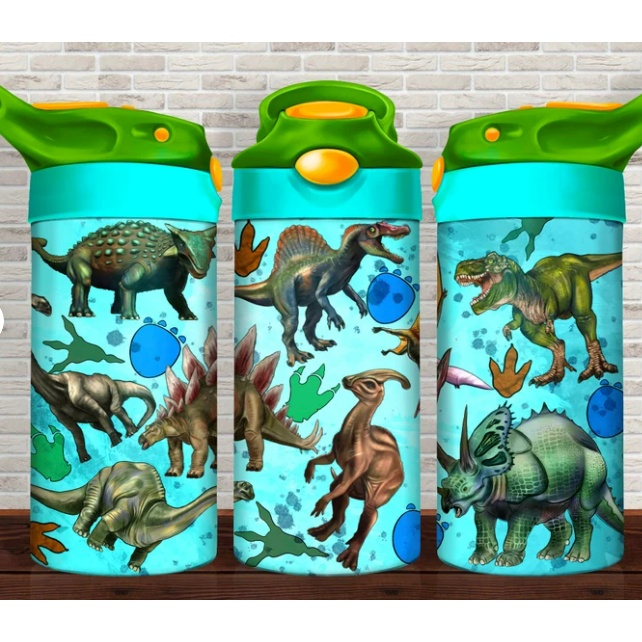 Dino Flip Lid 12oz Tumbler