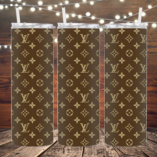 Brown LV 20oz Tumbler