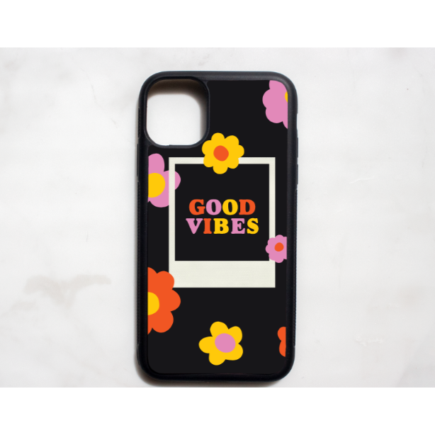 Good Vibes Flowers Phone Case