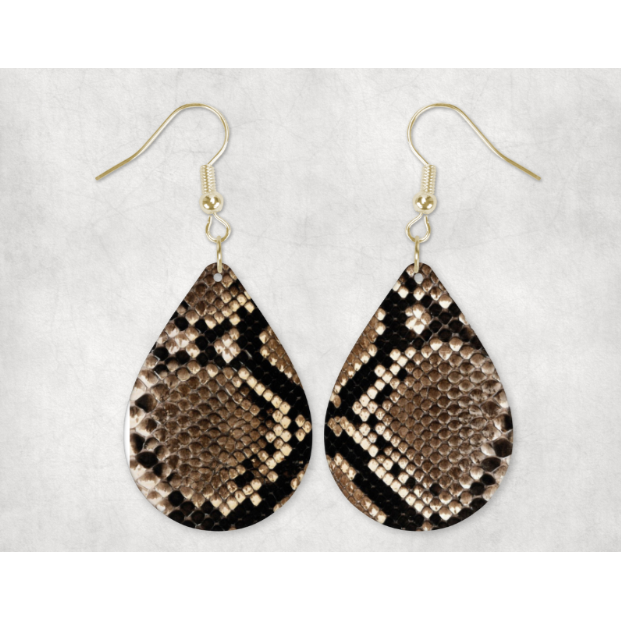 Snakeskin Earring