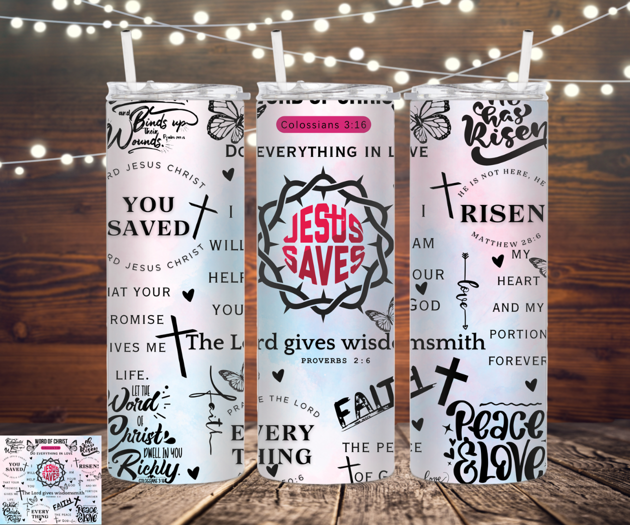 Spiritual Words 20oz Tumblers