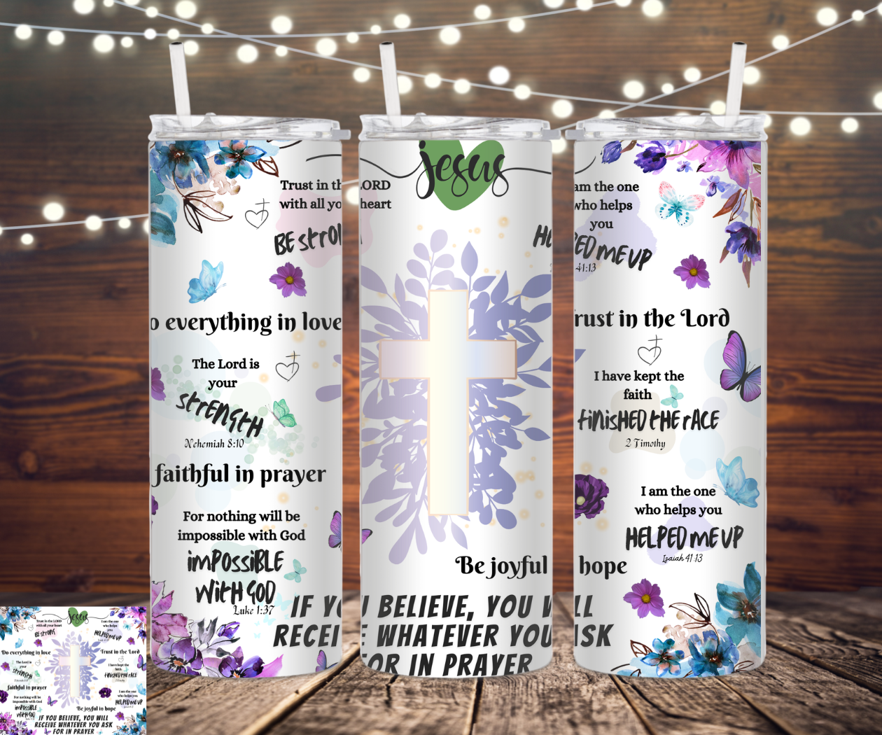 Spiritual Words 20oz Tumblers