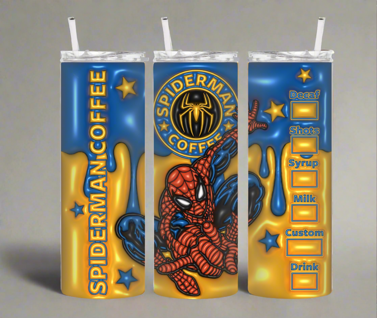 3D Spider-Man 20oz Tumbler