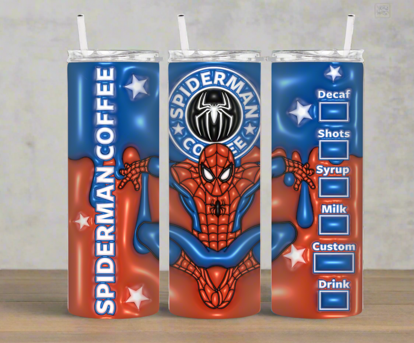 3D Spider-Man 20oz Tumbler