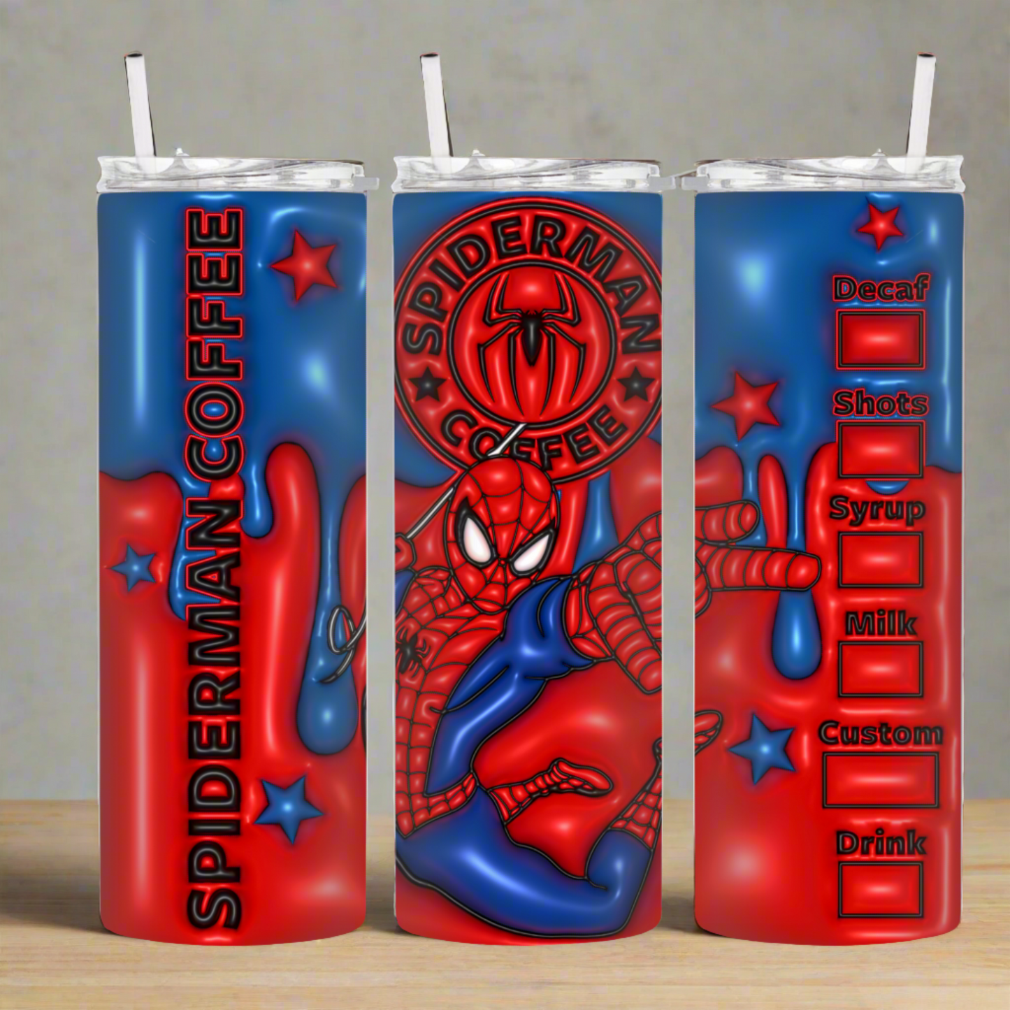 3D Spider-Man 20oz Tumbler